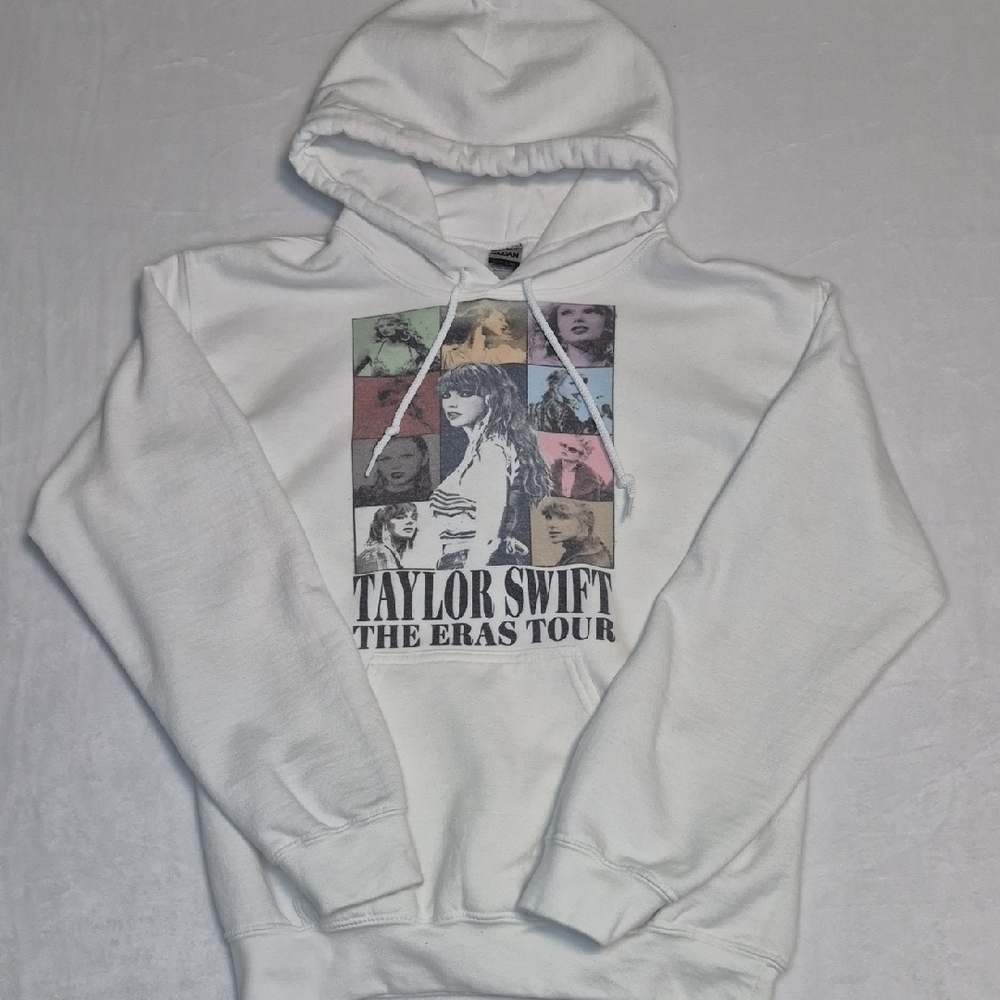 Gildan White Taylor Swift The Eras Tour Hoodie